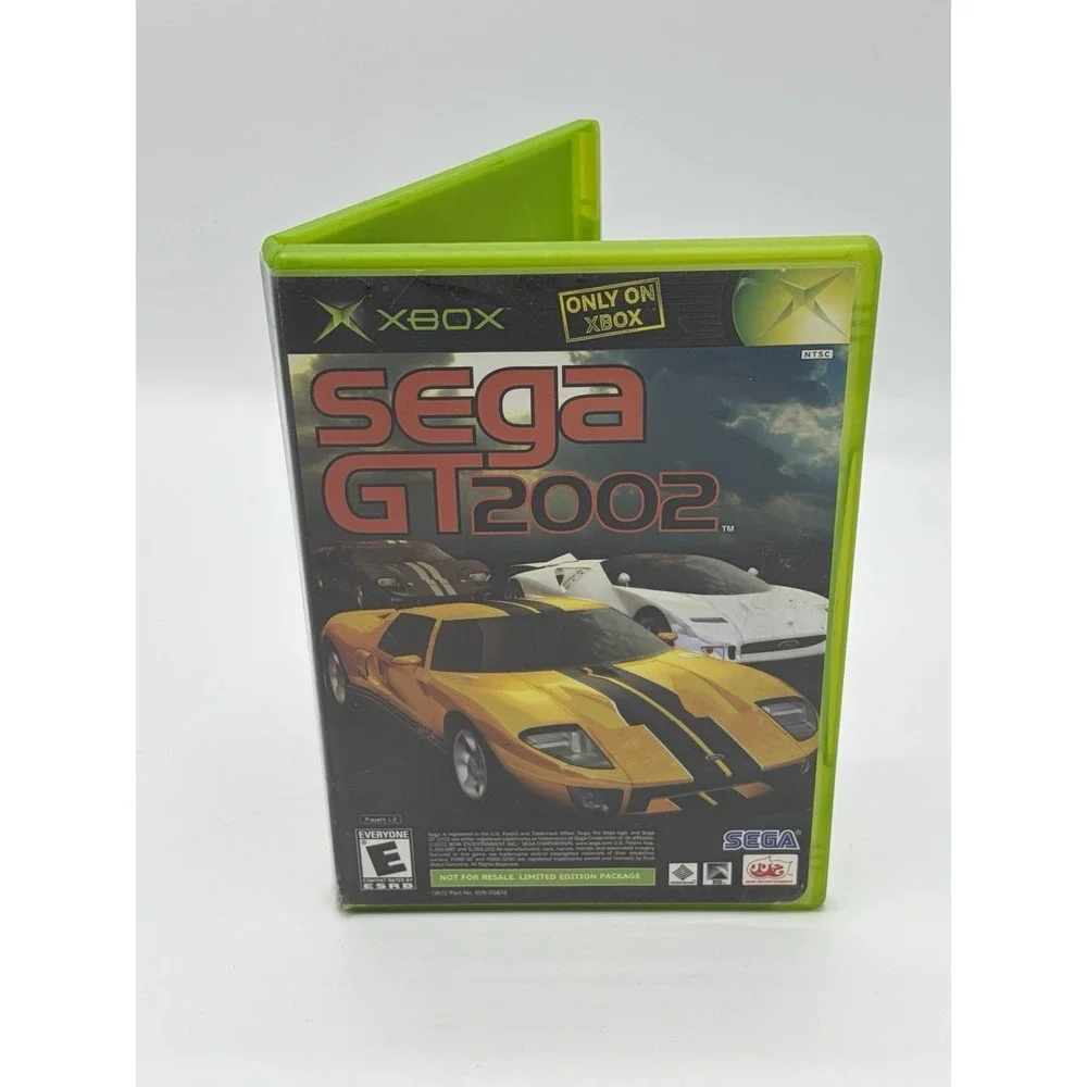 SEGA GT 2002 / Jet Set Radio Future combo disc Microsoft Xbox, 2002 Game CIB